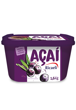 Açaí Tradicional com Guaraná 1,6kg